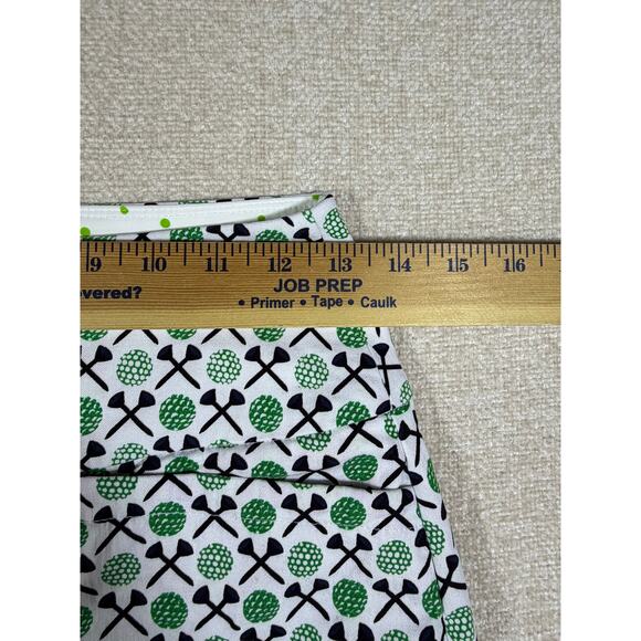 Swing Control Women 0 Green White Golf Pickle Ball Stretch Skort Athleisure - Picture 6 of 10